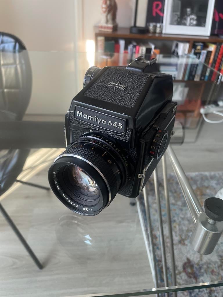 Mamiya M645 - 80mm F2.8, Ophalen of Verzenden, Gebruikt, Spiegelreflex, Overige Merken