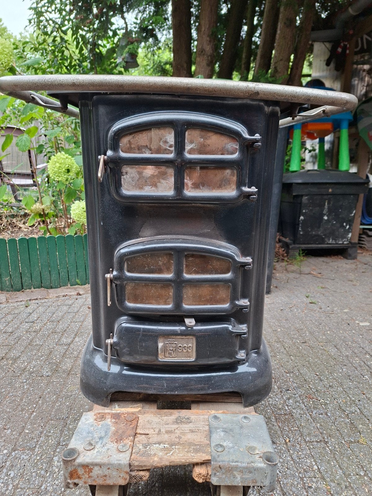 Hout Kachel Etna 933, Ophalen