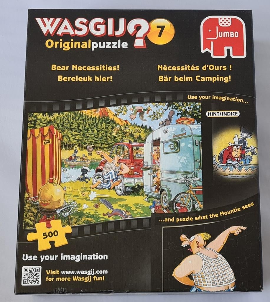 Wasgij Original puzzel Bereleuk hier!, Ophalen of Verzenden, 500 t/m 1500 stukjes, Zo goed als nieuw, Legpuzzel