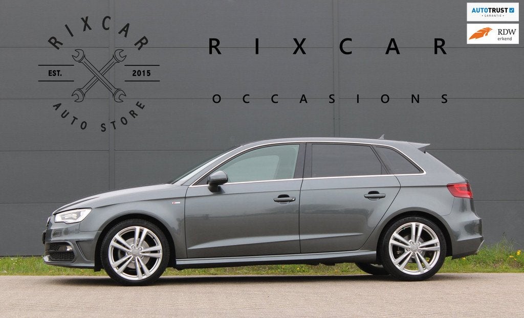 Audi A3 Sportback 1.4 TFSI CoD Ambition Pro Line S Line 150P, Gebruikt, 150 pk, Leder en Stof, 1500 kg