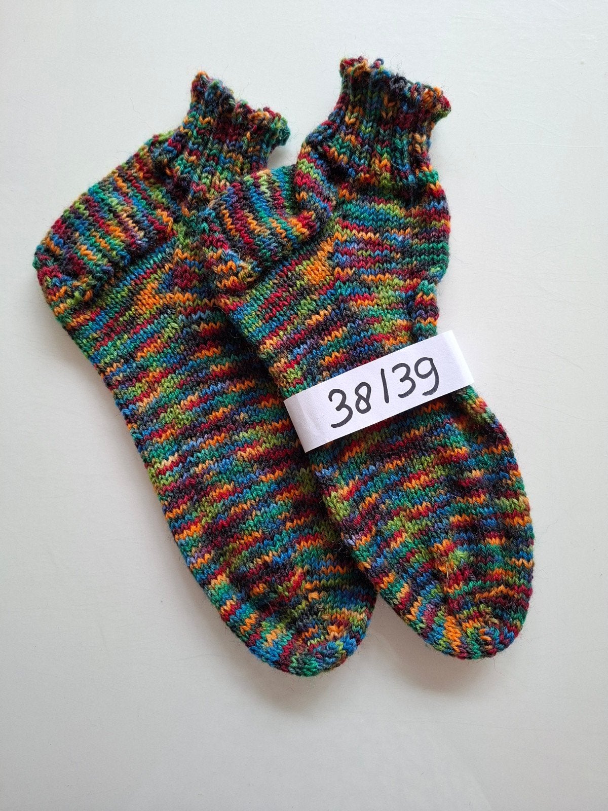 Mooie handgebreide sneaker sokjes, maat 38/39, Kleding | Dames, Sokken en Kniesokken, Overige kleuren, Nieuw, Ophalen of Verzenden