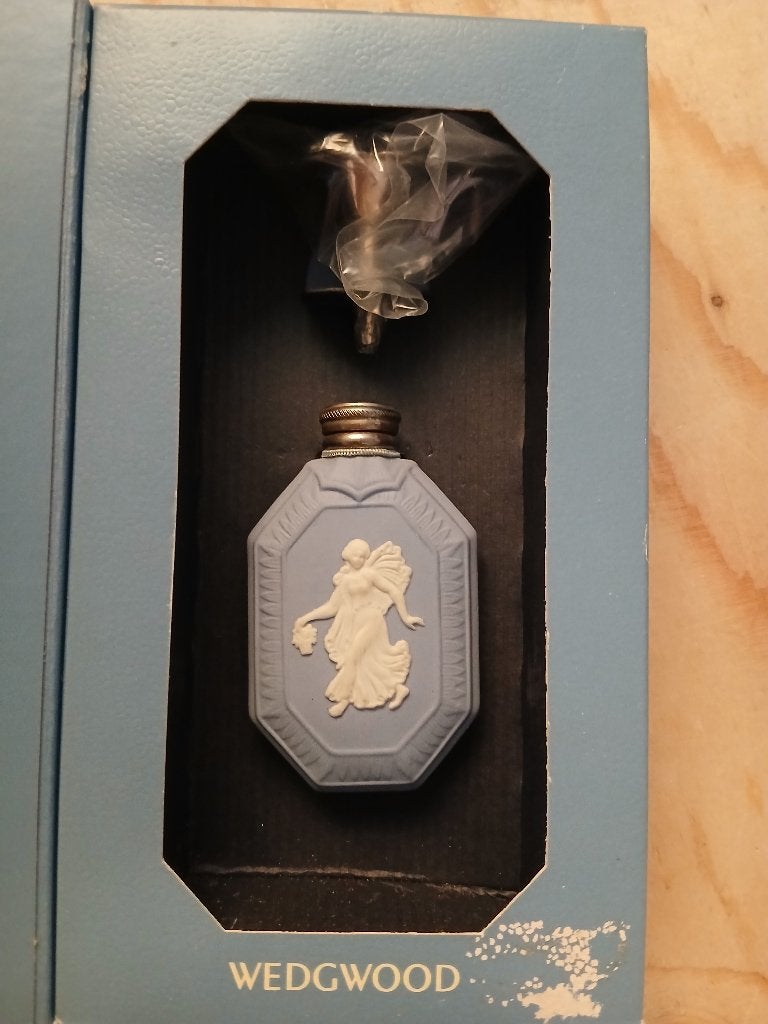 wedgwood parfum flesjes sterling zilver top, Ophalen of Verzenden, Zilver