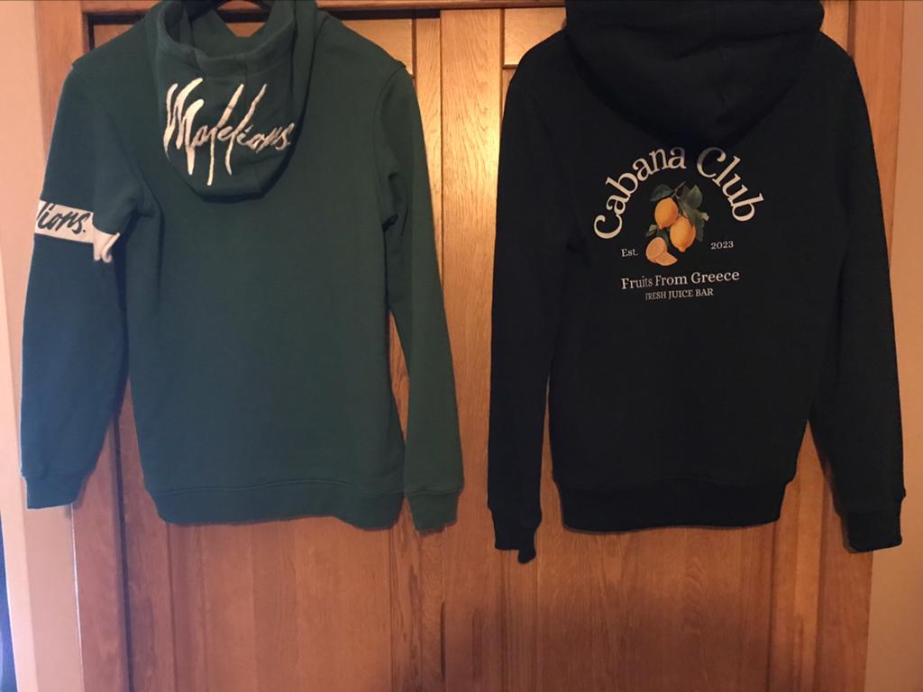 Hoodies en spijkerbroeken malelions en cabana club, Ophalen of Verzenden, Zo goed als nieuw, Jongen, Trui of Vest