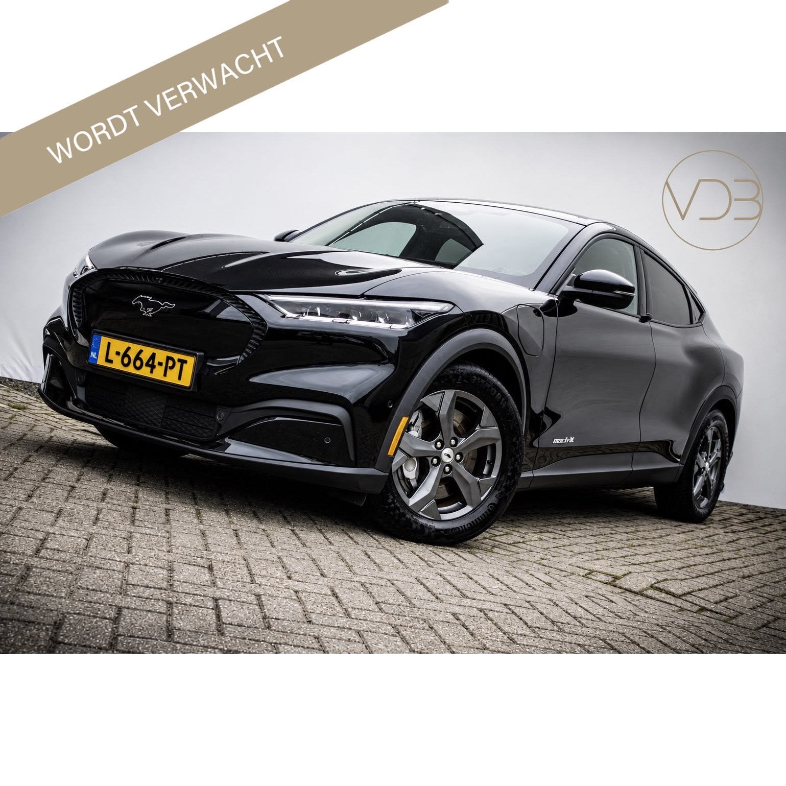 Ford Mustang Mach-E SOH 93% RWD 75 kWh 1e Eigenaar BTW, Auto's, Achterwielaandrijving, Gebruikt, Zwart, 1944 kg