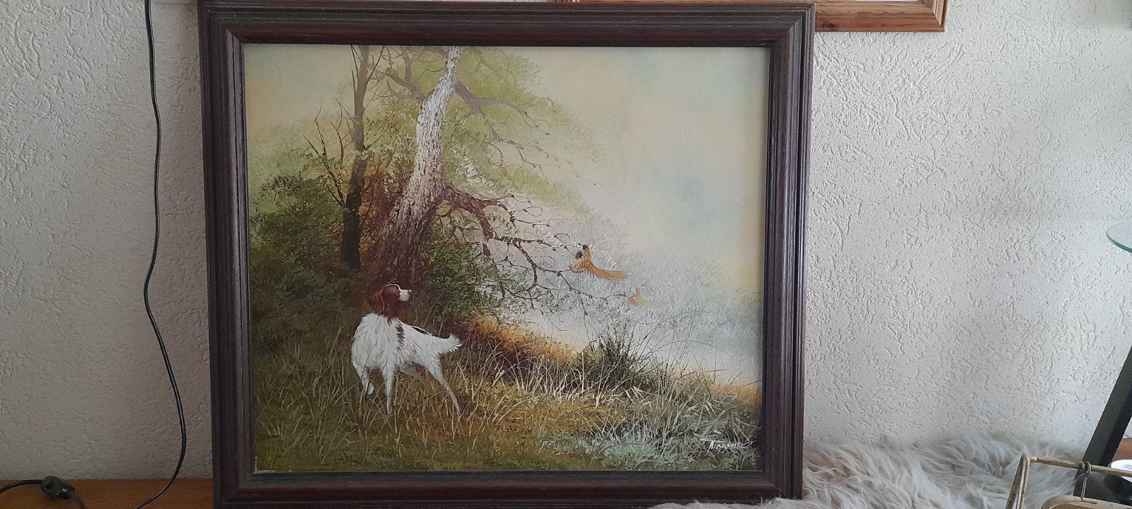 Mooi ouderwets jacht tafereel., Huis en Inrichting, Ophalen, 50 – 75, Gebruikt, Schilderij