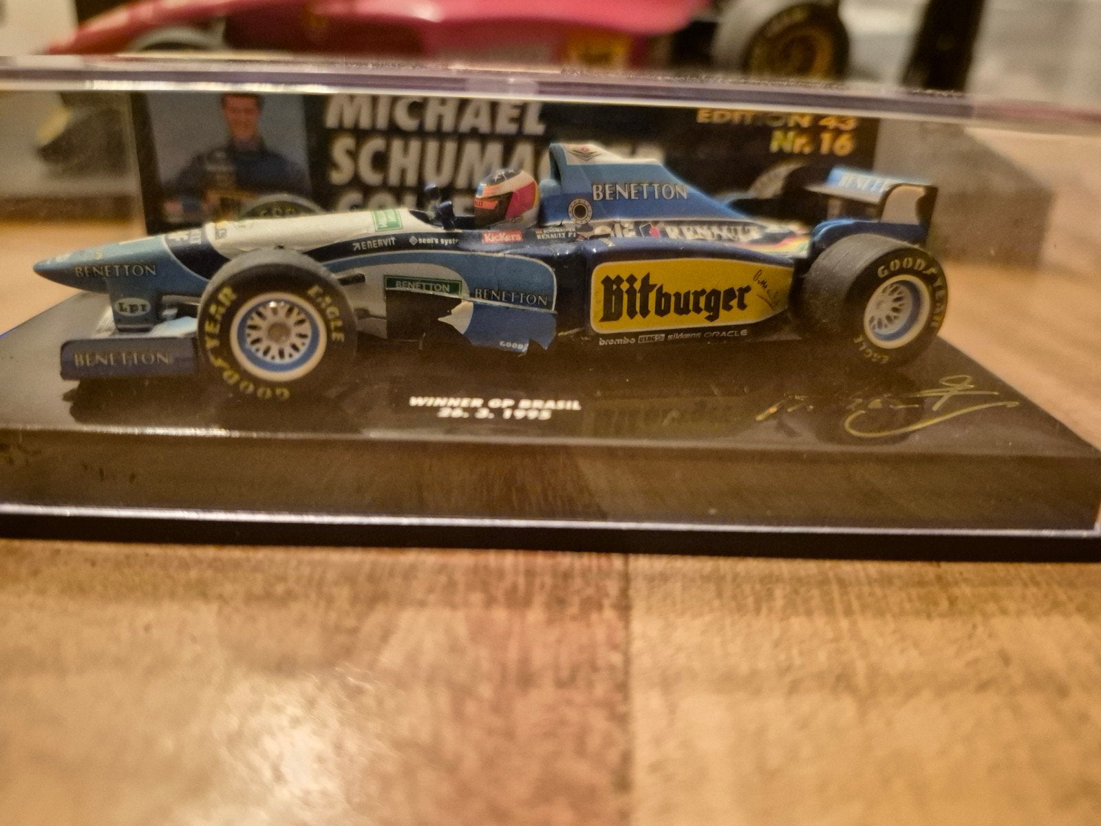 Michael Schumacher Benetton Renault B 195 Nieuw, Hobby en Vrije tijd, Ophalen of Verzenden, Nieuw, Auto, MiniChamps