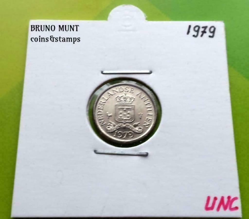Nederlandse Antillen 10 cent - 1979, Verzenden, Koningin Juliana, 10 cent, Losse munt