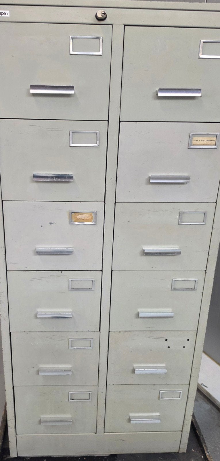 Gispen vinted archiefkast met 8 laden, Huis en Inrichting, Kasten | Roldeurkasten en Archiefkasten, Ophalen, Gebruikt