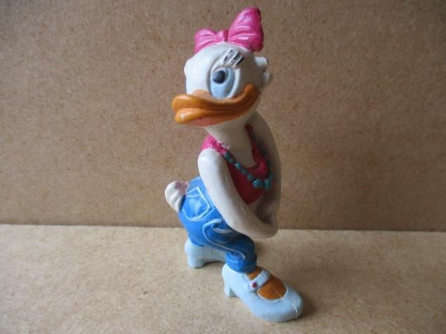 adv9873 katrien duck poppetje 1, Verzamelen, Disney, Ophalen, Overige figuren, Gebruikt, Beeldje of Figuurtje