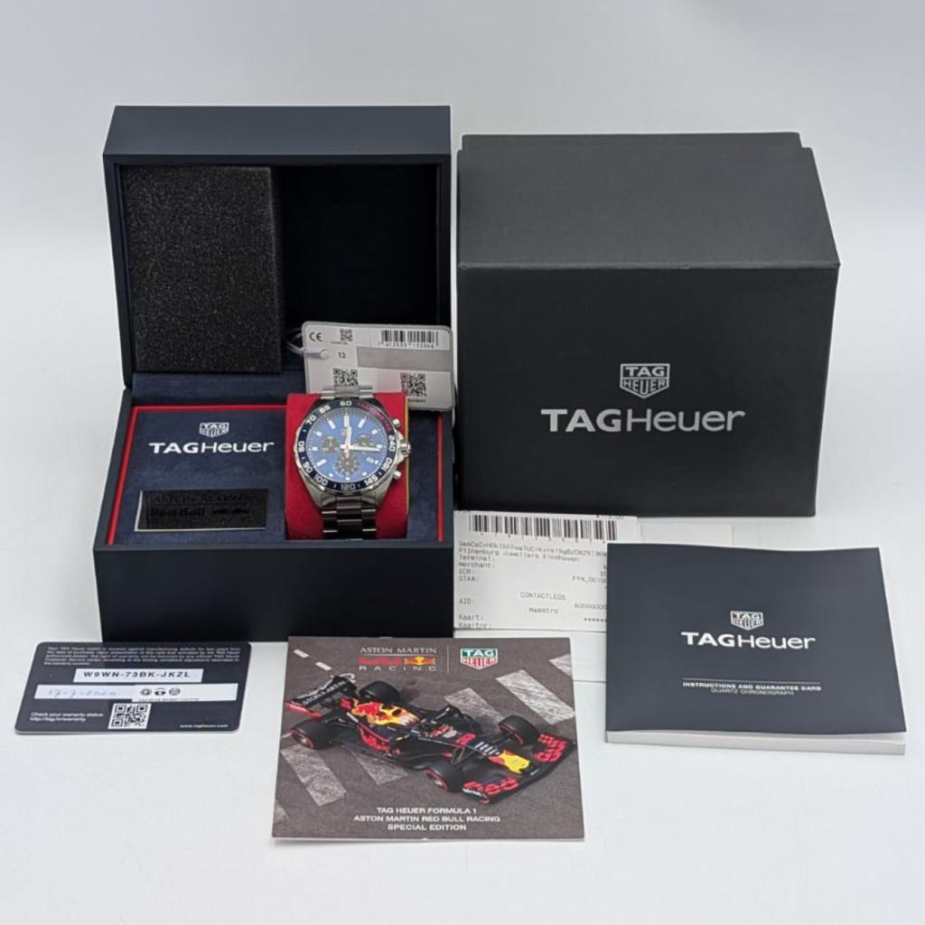Tag Heuer Aston Martin Red Bull racing horloge - Full set, Ruilrijk, Zo goed als nieuw, Info@ruilrijk.nl, Neerstraat 60, 6041 KD Roermond