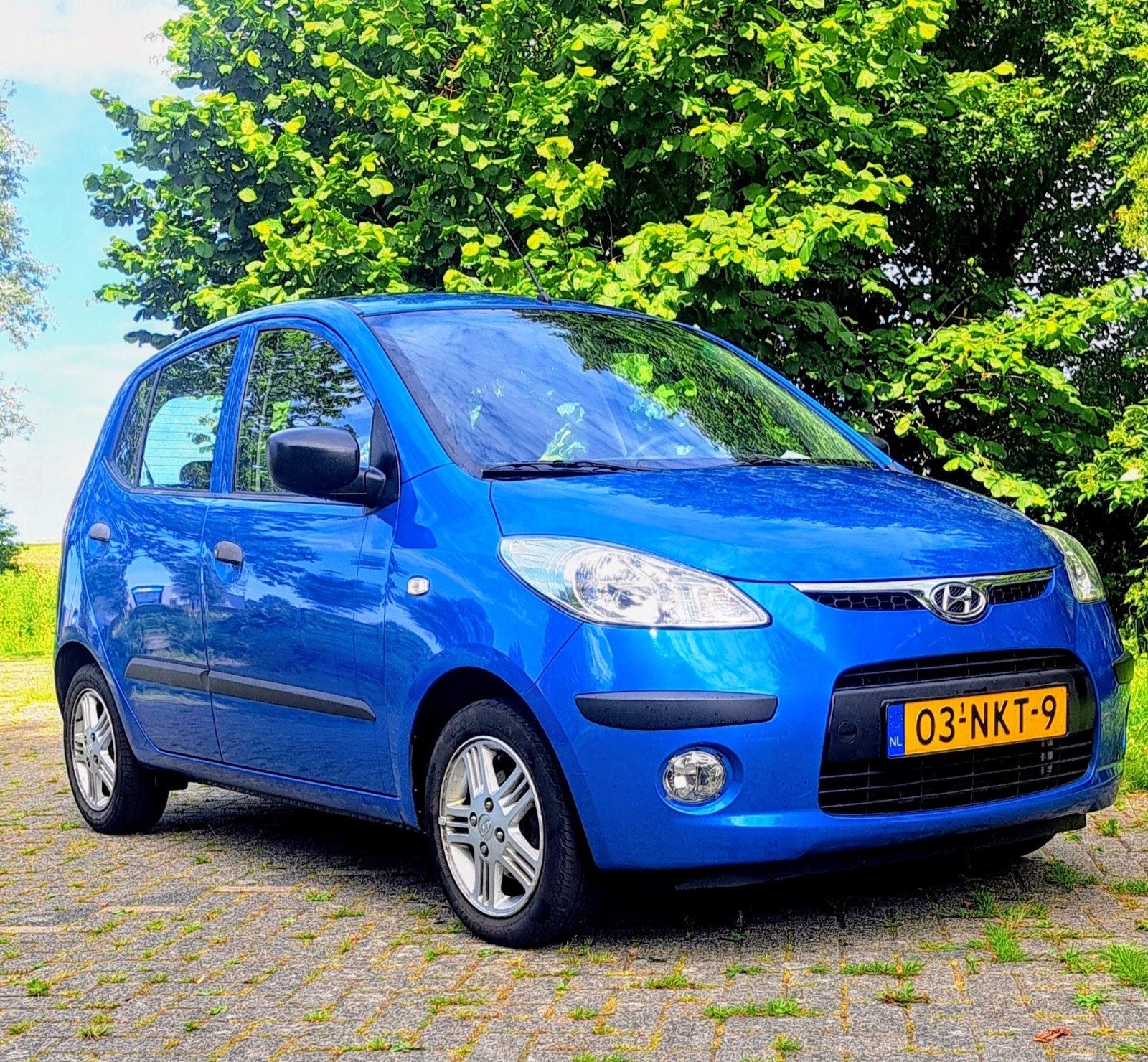 Hyundai i10 1.1 I 5DR 2010 Blauw, Stof, 4 cilinders, Origineel Nederlands, Particulier
