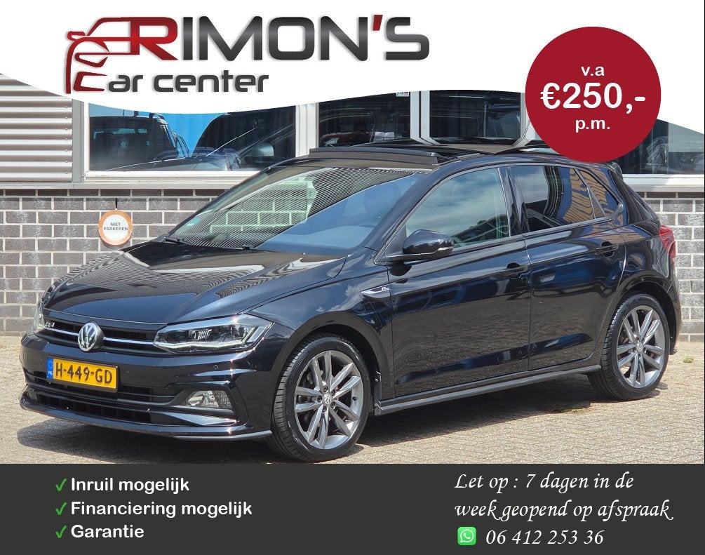 Volkswagen Polo 1.5 TSI R-Line New Motor 11.000 Km Pano Bom, Euro 6, 4 cilinders, 150 pk, Automatische klimaatregeling