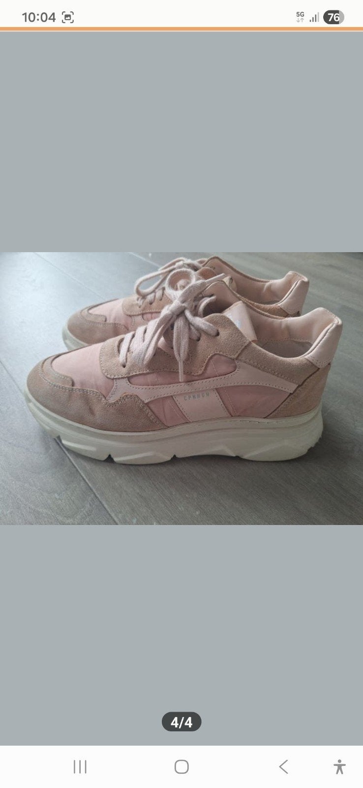 Copenhagen damessneakers mt 39 licht roze, Ophalen of Verzenden, Zo goed als nieuw, Roze, Sneakers of Gympen
