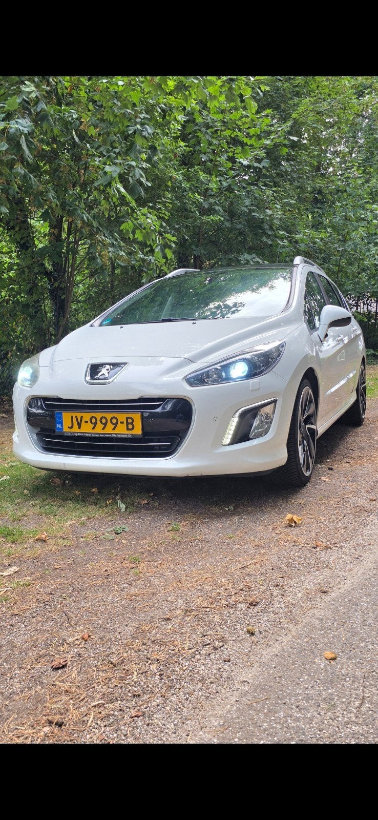 Peugeot 308 1.6 THP 115KW SW 2011 Wit Rijd EN SCHAKELT GOED,, Auto's, Voorwielaandrijving, 7 stoelen, Wit, 14 km/l
