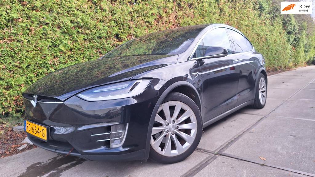 Tesla Model X 100D, Automaat, Model X, Gebruikt, Zwart