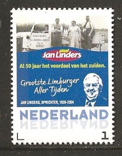 Persoonlijke zegel Jan Linders (1), postfris, Ophalen of Verzenden, Postfris