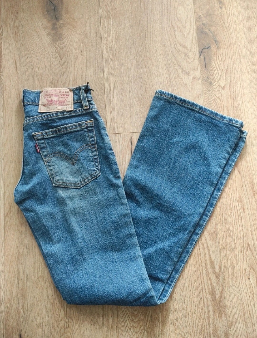 Levi’s 529 Flare Jeans W24 L32 New With Tags, Blauw, Ophalen of Verzenden, Zo goed als nieuw, W27 (confectie 34) of kleiner