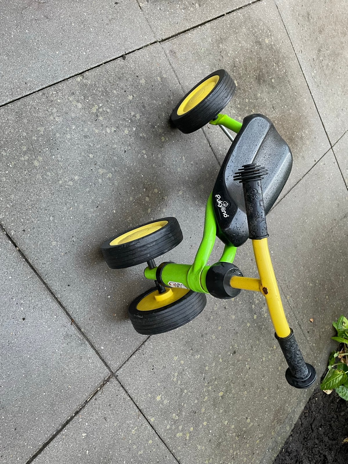 Puky Pukylino loopfietsje - Groen/Geel, Kinderen en Baby's, Speelgoed | Buiten | Voertuigen en Loopfietsen, Ophalen, Gebruikt