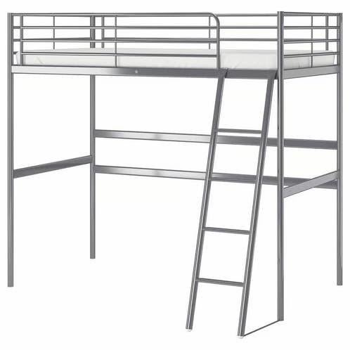 Ikea Svarta Hoogslaper - Zonder Matras, Ophalen, Eenpersoons, 90 cm, Hoogslaper