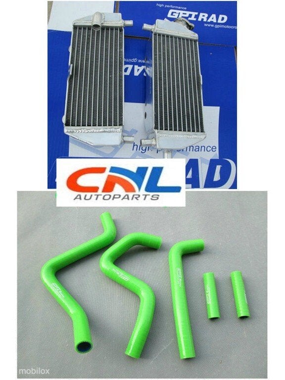 Radiateur & hose Kawasaki KX125 KX 250 1994-2002 95 96 97 98, Motoren, Onderdelen | Kawasaki, Nieuw, Ophalen of Verzenden