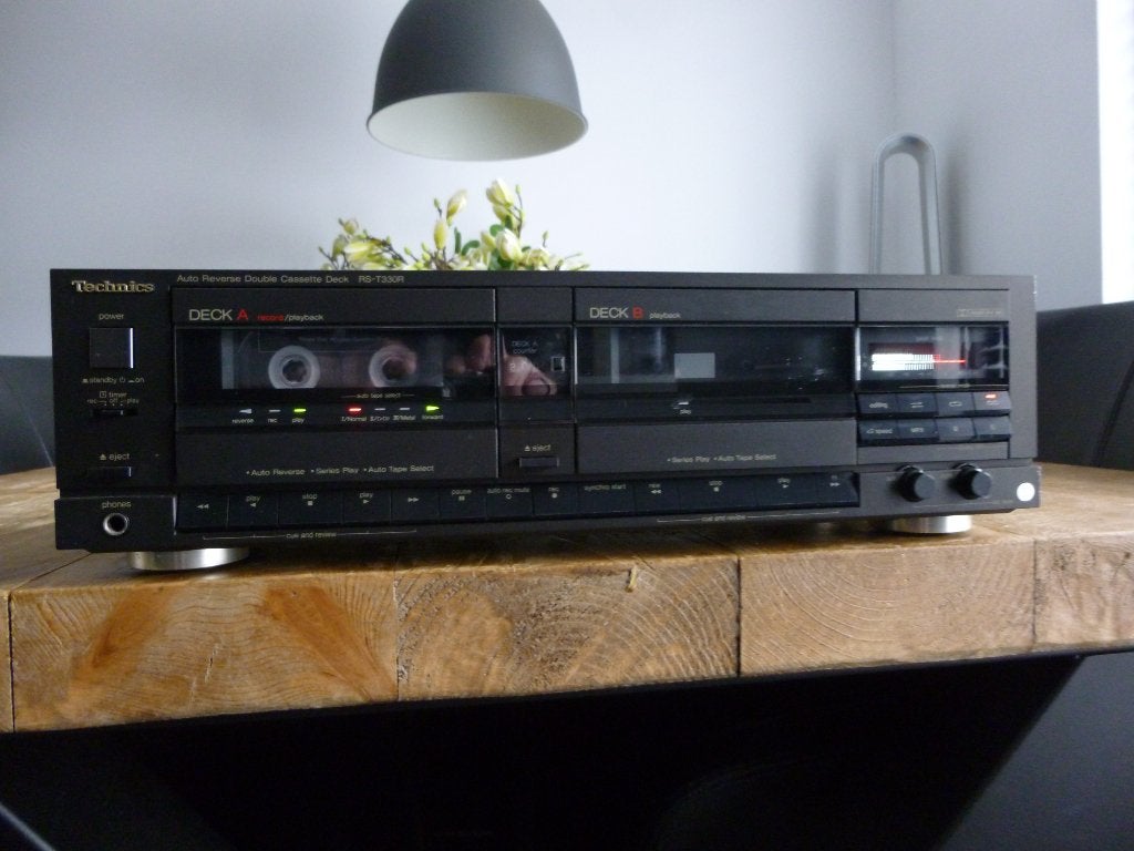 Mooi Technics dubbel Autoreverse cassette deck RS-T330R, Ophalen of Verzenden, Dubbel, Overige merken, Auto-reverse