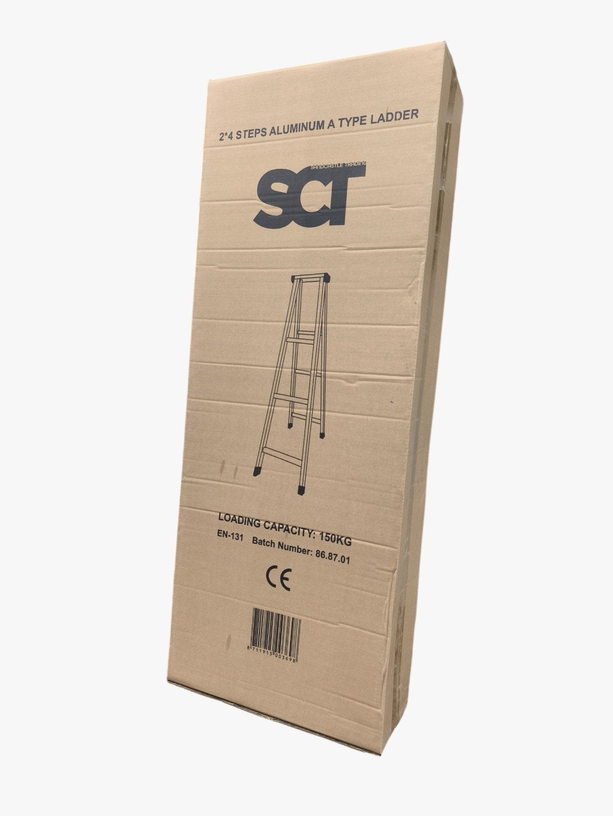 Nieuwe 2x4 Trede Trap Zwart - Ongeopend in Doos, Ophalen, Nieuw, Trap, Minder dan 2 meter