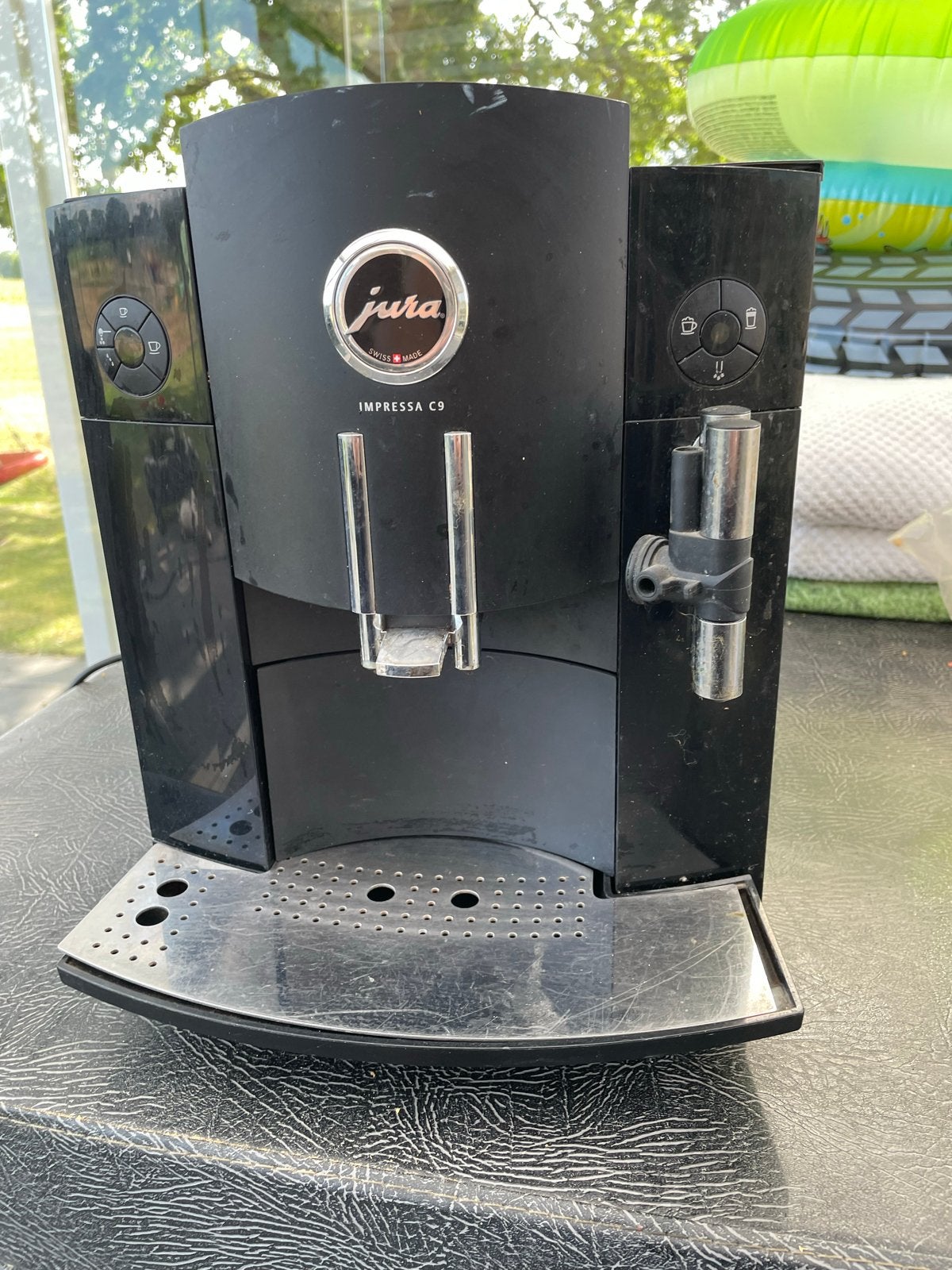 Jura Impressa C9 Koffiezetapparaat - Nagekeken nodig, Ophalen of Verzenden, Gebruikt, Koffiemachine, Koffiebonen