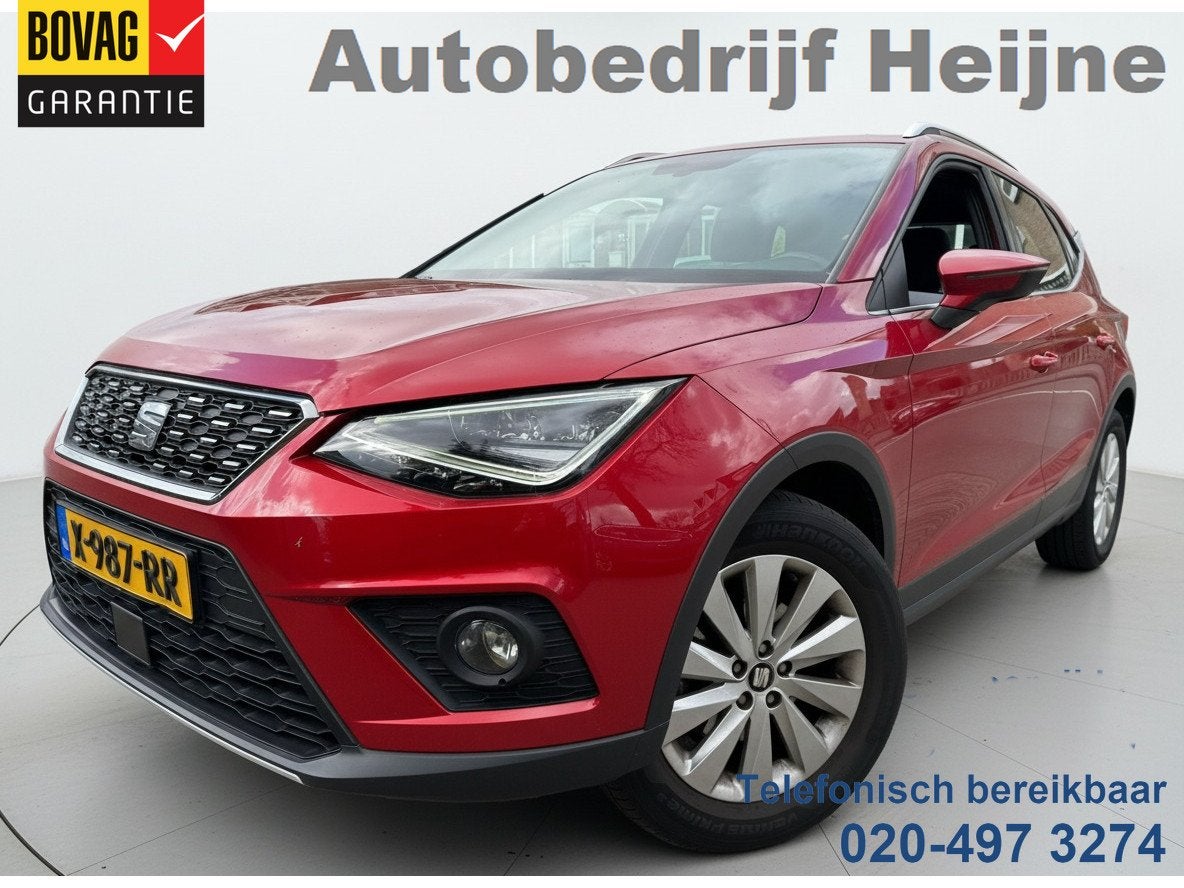 SEAT Arona TSI 95PK EXCELLENCE BUSINESS LED/CRUISE/ECC, Auto's, 12 maanden, Gebruikt, 49 €/maand, Origineel Nederlands