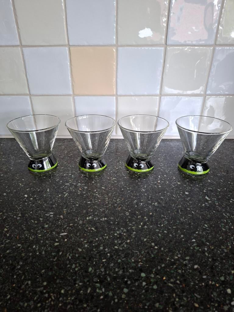Feigling glazen - set van 4, Verzamelen, Ophalen of Verzenden, Zo goed als nieuw, Overige typen