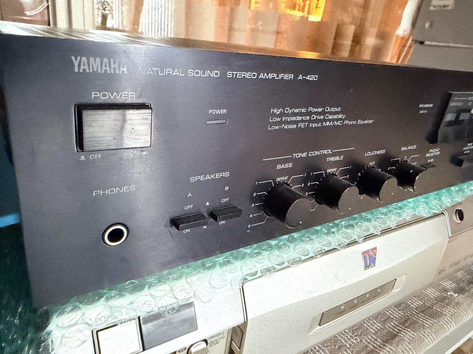 YAMAHA-A 420, Audio, Tv en Foto, Versterkers en Receivers, Ophalen of Verzenden, 120 watt of meer, Yamaha
