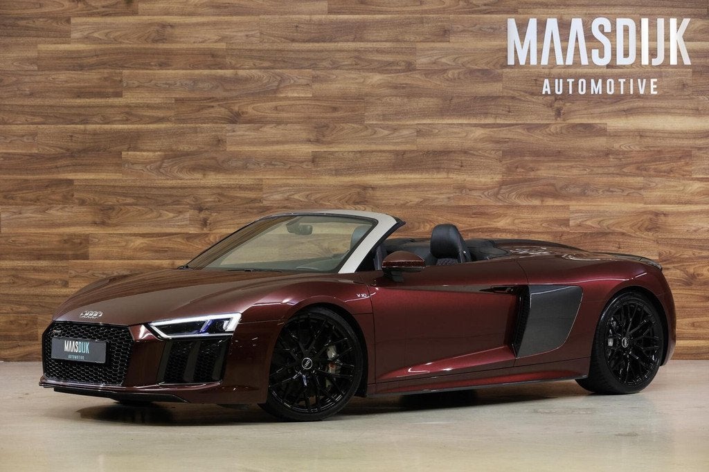 Audi R8 Spyder 5.2 V10 FSI Quattro+|Ceramic|Full Carbon|Excl, Auto's, Audi, Automaat, Cabriolet, Leder, Bedrijf