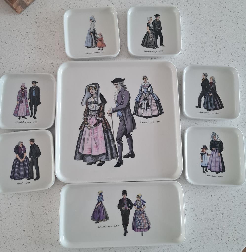 Villeroy & Boch gebakset klederdracht, Ophalen of Verzenden