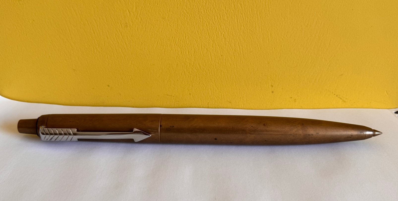 Extreem zeldzame Parker display pen uitgevoerd in brons, Ophalen of Verzenden, Gebruikt, Balpen, Parker