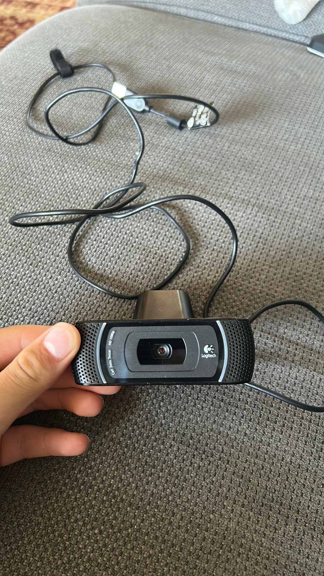 Logitech webcam, Computers en Software, Ophalen, Zo goed als nieuw, Windows, Microfoon
