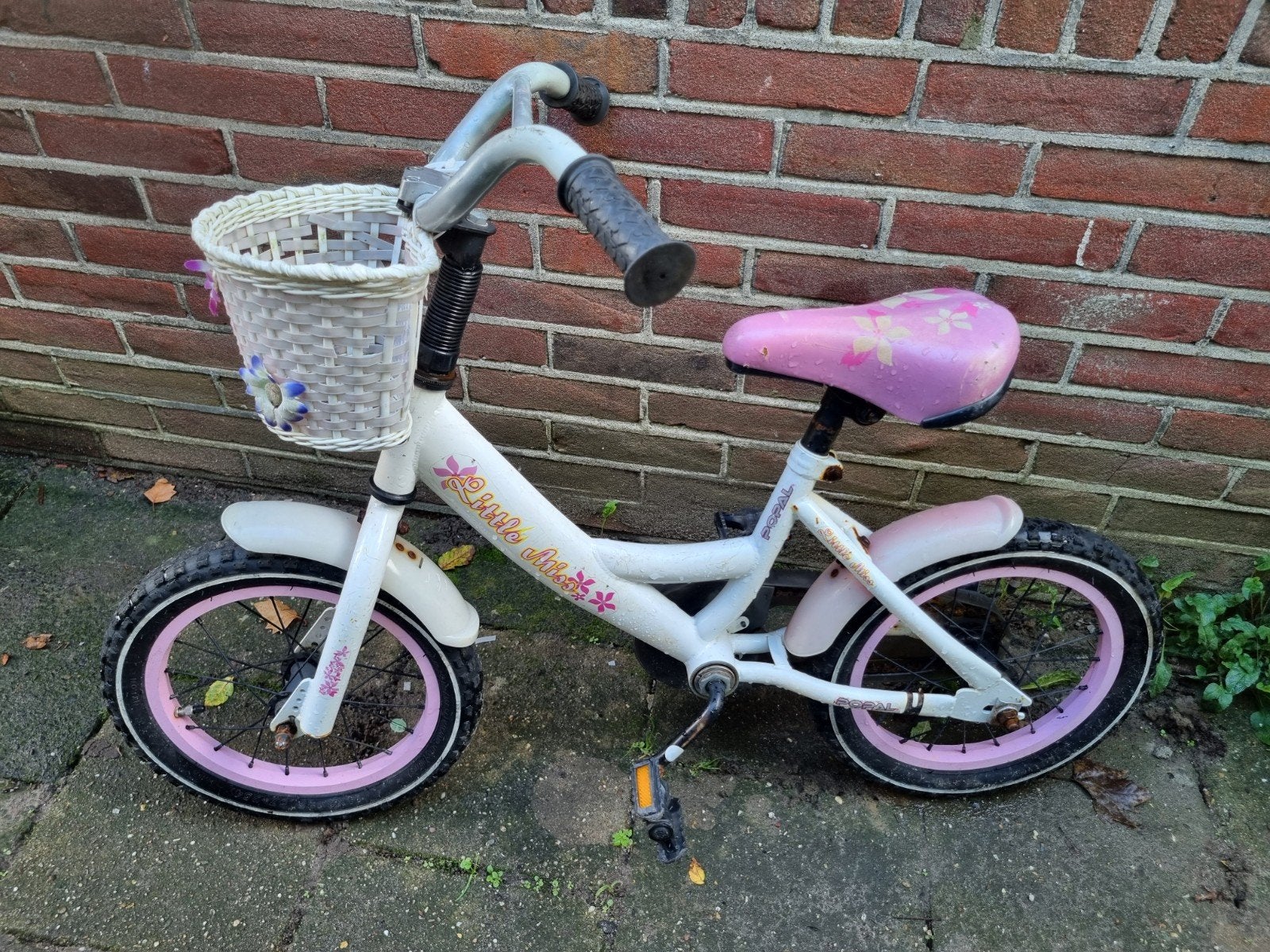 Kinderfiets Popal Little Miss 14inch, Fietsen en Brommers, Ophalen, Gebruikt, Minder dan 16 inch