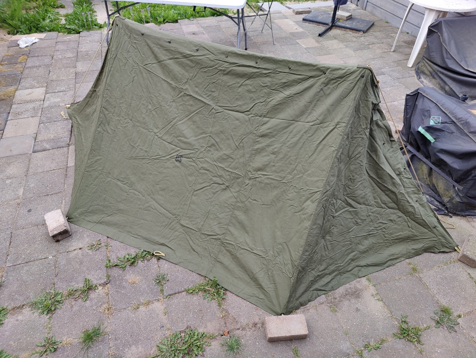 U.S. Army shelter half tent compleet, Ophalen of Verzenden, Nieuw, Overige typen