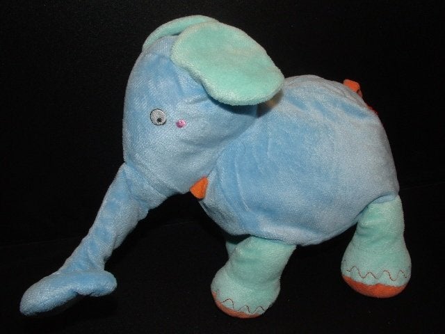 IKEA OLIFANT BARNSLIG ELEFANT VELOURS BLAUW MET, Ophalen of Verzenden, Nieuw, Overige typen