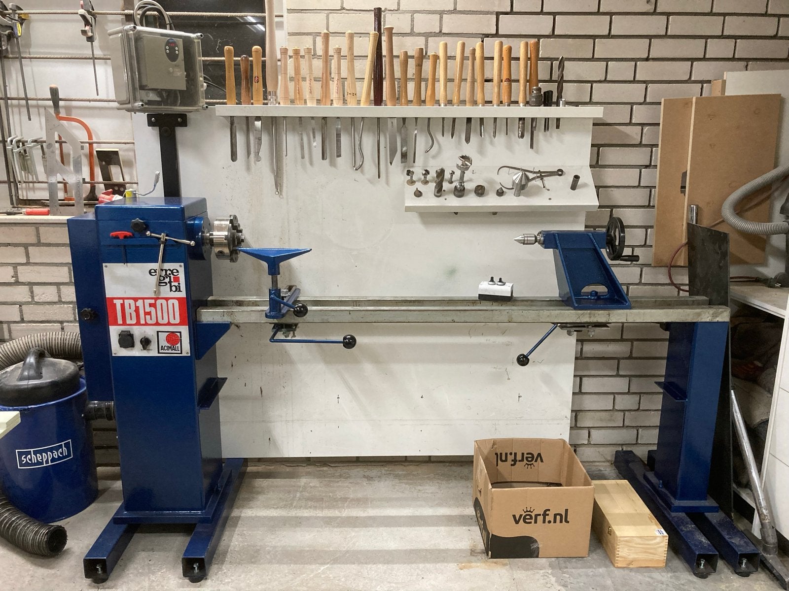 Emco Emcomat TB1500 Houtdraaibank - Zo goed als nieuw, Ophalen, Zo goed als nieuw, Houtdraaibank, 1000 mm of meer