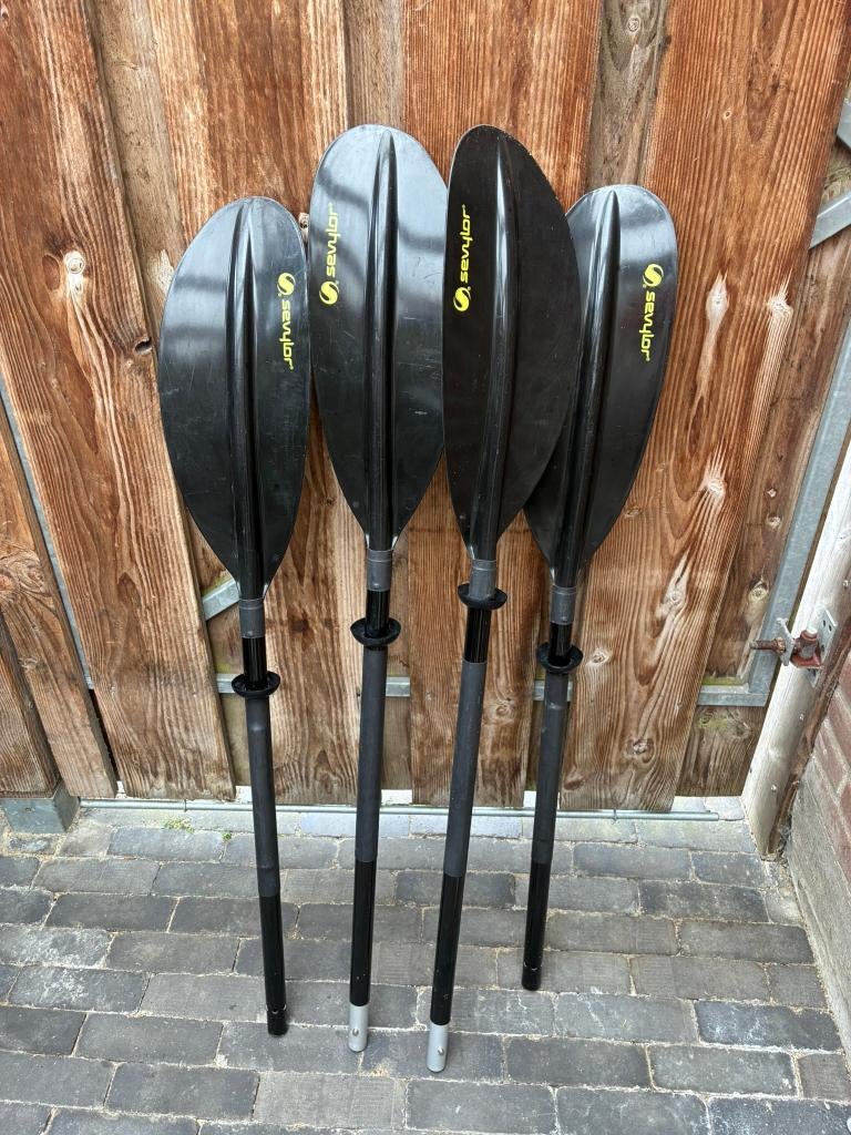 Sevylor K-Pro 220 peddels - Professionele kayak peddels, Watersport en Boten, Ophalen of Verzenden, Zo goed als nieuw, Dubbelbladige peddel