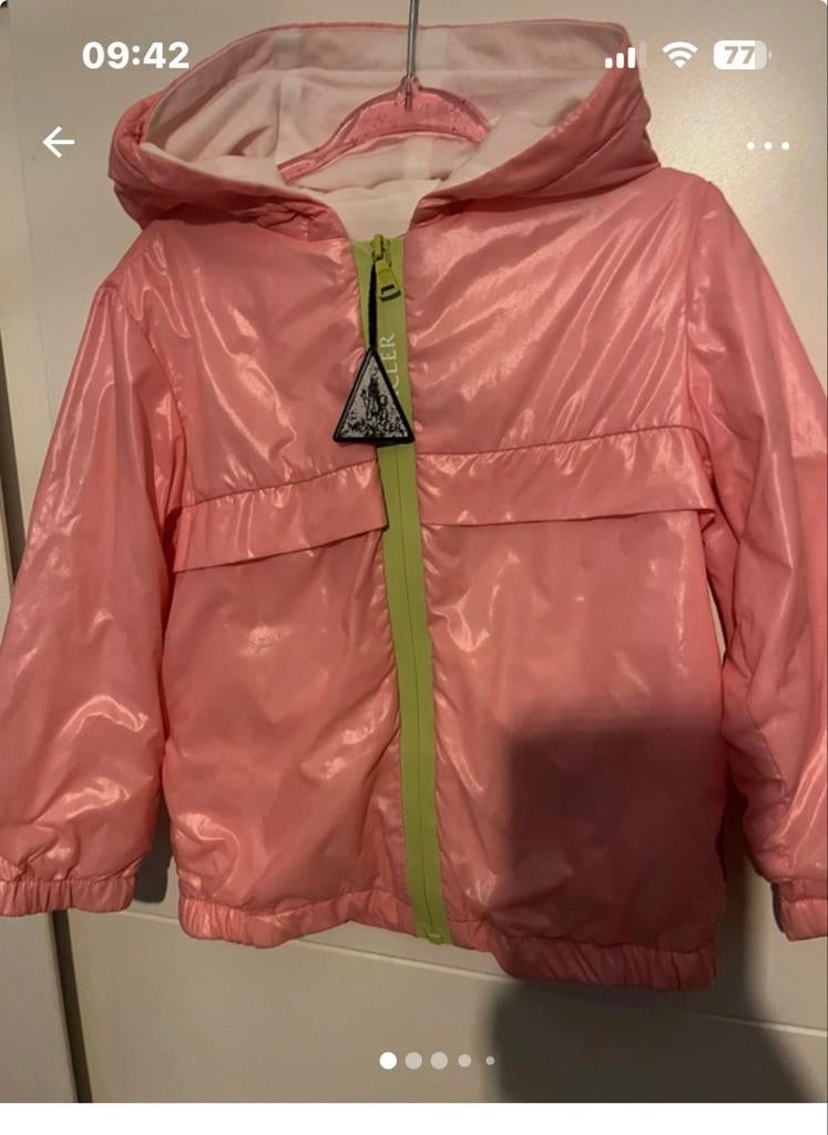 Baby Moncler jas maat 86 z.g.a.n., Ophalen of Verzenden, Zo goed als nieuw, Meisje, Jasje