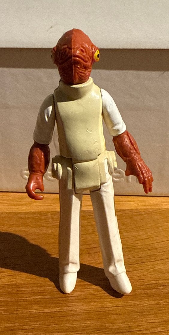 Vintage Star Wars Admiral Ackbar actiefiguur (1982), Verzamelen, Star Wars, Ophalen of Verzenden, Gebruikt, Actiefiguurtje