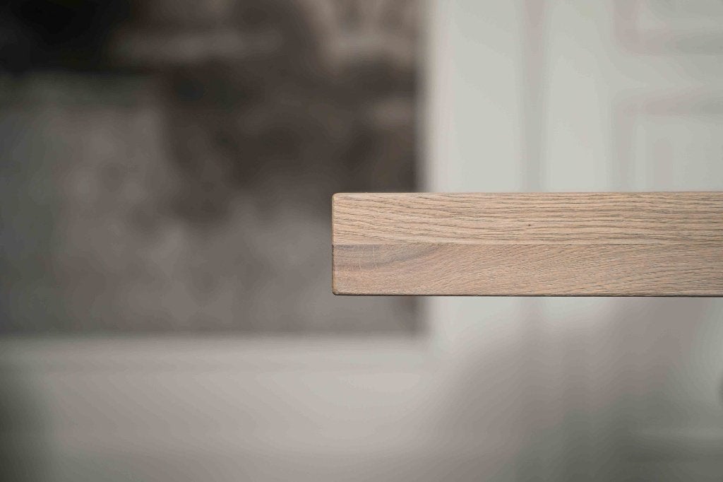 Eettafel Granville + Kruispoot van € 2008,- voor €648,-, Ophalen, Gebruikt, Eikenhout, 200 cm of meer
