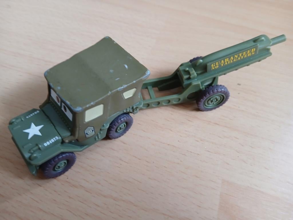 Disney Cars 1 , Sarge met kanon, Ophalen of Verzenden, Gebruikt