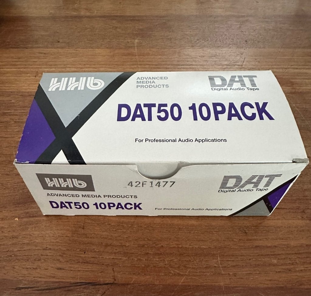 HHB DAT50 Digital Audio Tapes – Doos van 10, 2 t/m 25 bandjes, Overige genres, Ophalen of Verzenden, Nieuw in verpakking
