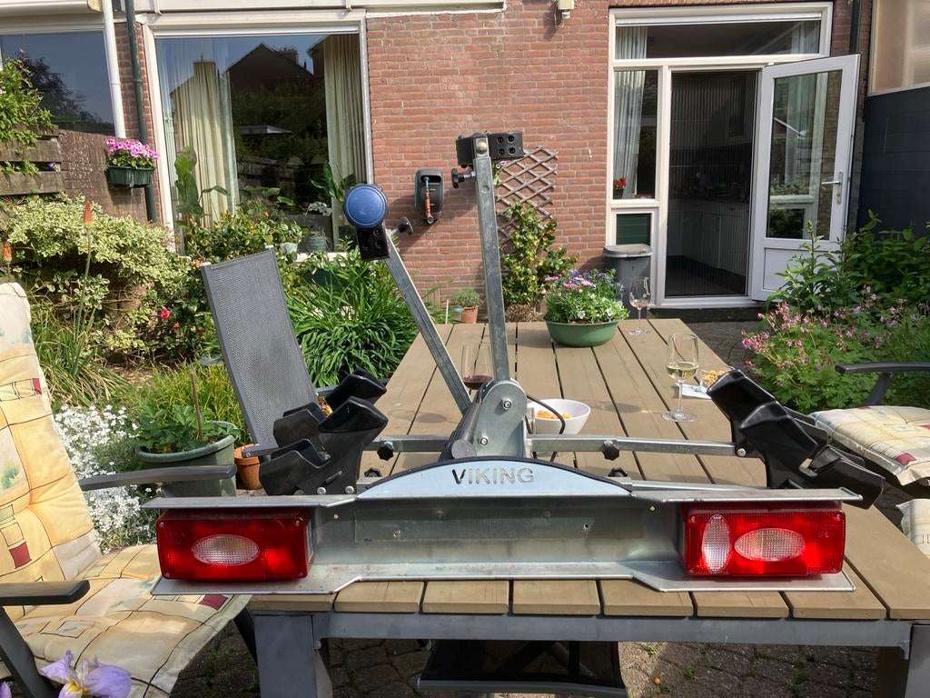 Viking fietsendrager voor op de trekhaak, Ophalen, Zo goed als nieuw, 2 fietsen, Trekhaakdrager