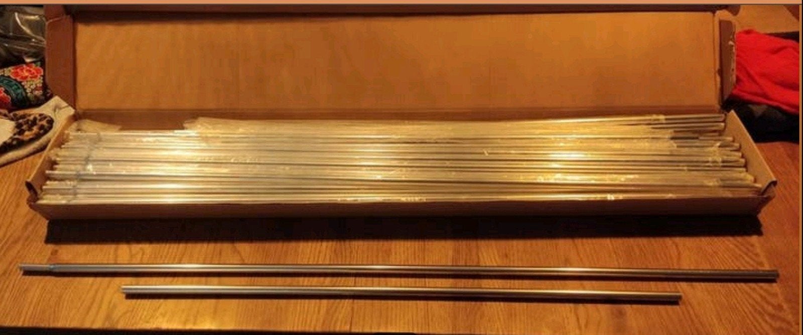 set aluminium stokken voor harmonicadoek 5x3.7m, Ophalen