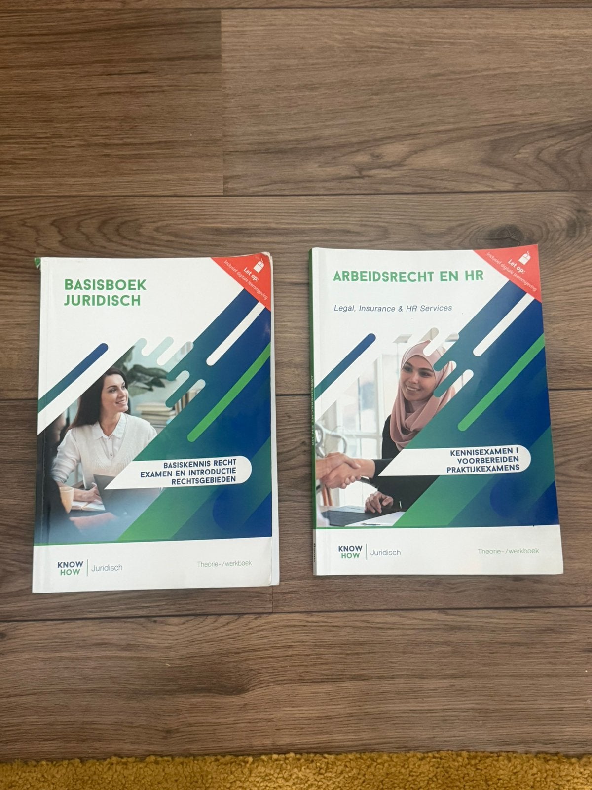 2 juridische studieboeken MBO- RECHTEN, Boeken, Ophalen of Verzenden, Zo goed als nieuw, Overige niveaus