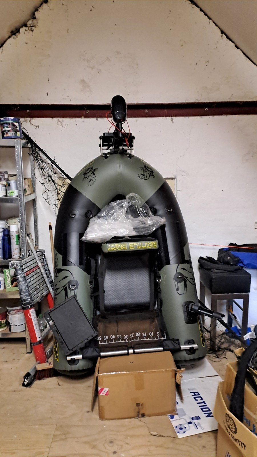 NIEUW IN DOOS: Black Cat Battle Boat 170 Bellyboat, Ophalen of Verzenden, Nieuw
