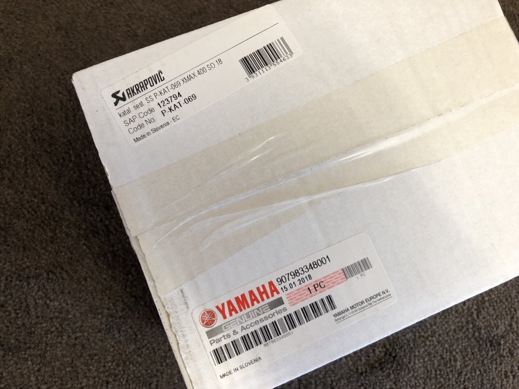 Akrapovic uitlaat katalysator P-KAT-069 X-Max 400 XMax MP3, Verzenden, Nieuw, Info@yamaha-motor.de, 2500 Shingai, Iwata, Shizuoka, 438-8501, JP
