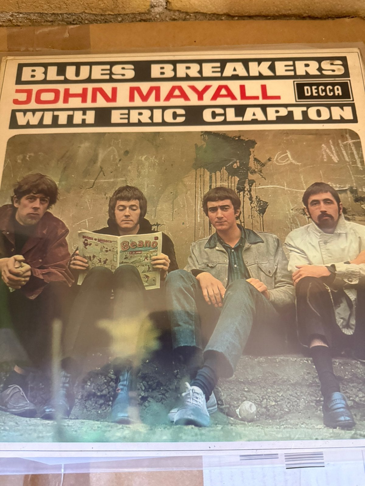 Lp john mayall eric clapton blues breakers, Ophalen of Verzenden, Zo goed als nieuw, 12 inch, Poprock